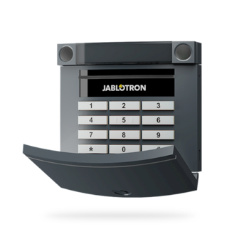 JA-113E-AN Jablotron bedraad bediendeel met toetsenbord, segment(en) en RFID lezer (antraciet)