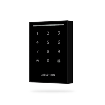 JA-121E-BKJablotron bedraad bediendeel met toetsenbord en EM/Mifare voor buiten (zwart)