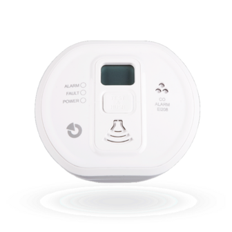 Ei208DW Stand-alone koolmonoxide (CO) melder met display
